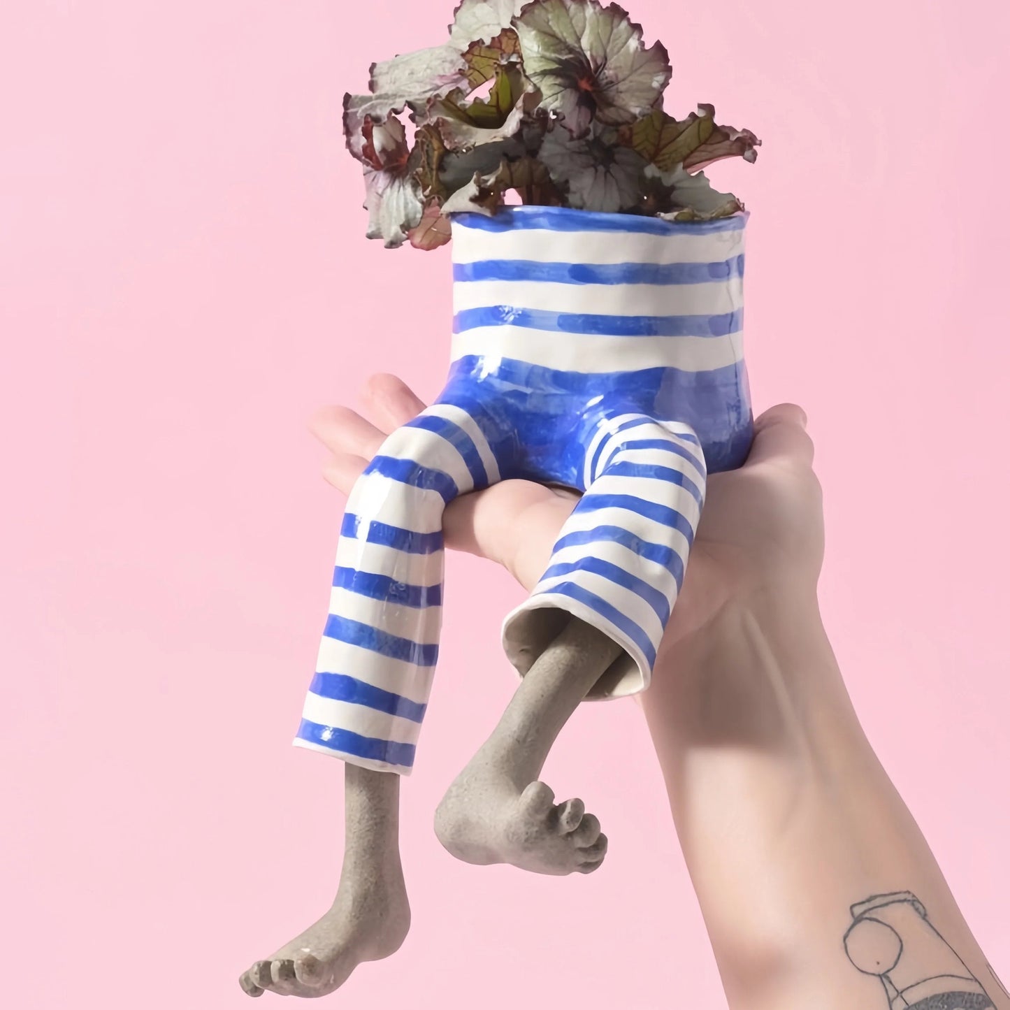 🌿✨ NEW 2026 | Flumyr® LeggyBloom™ — Viral Sitting Planter 🪴👖 Denim Skirt Edition ✨