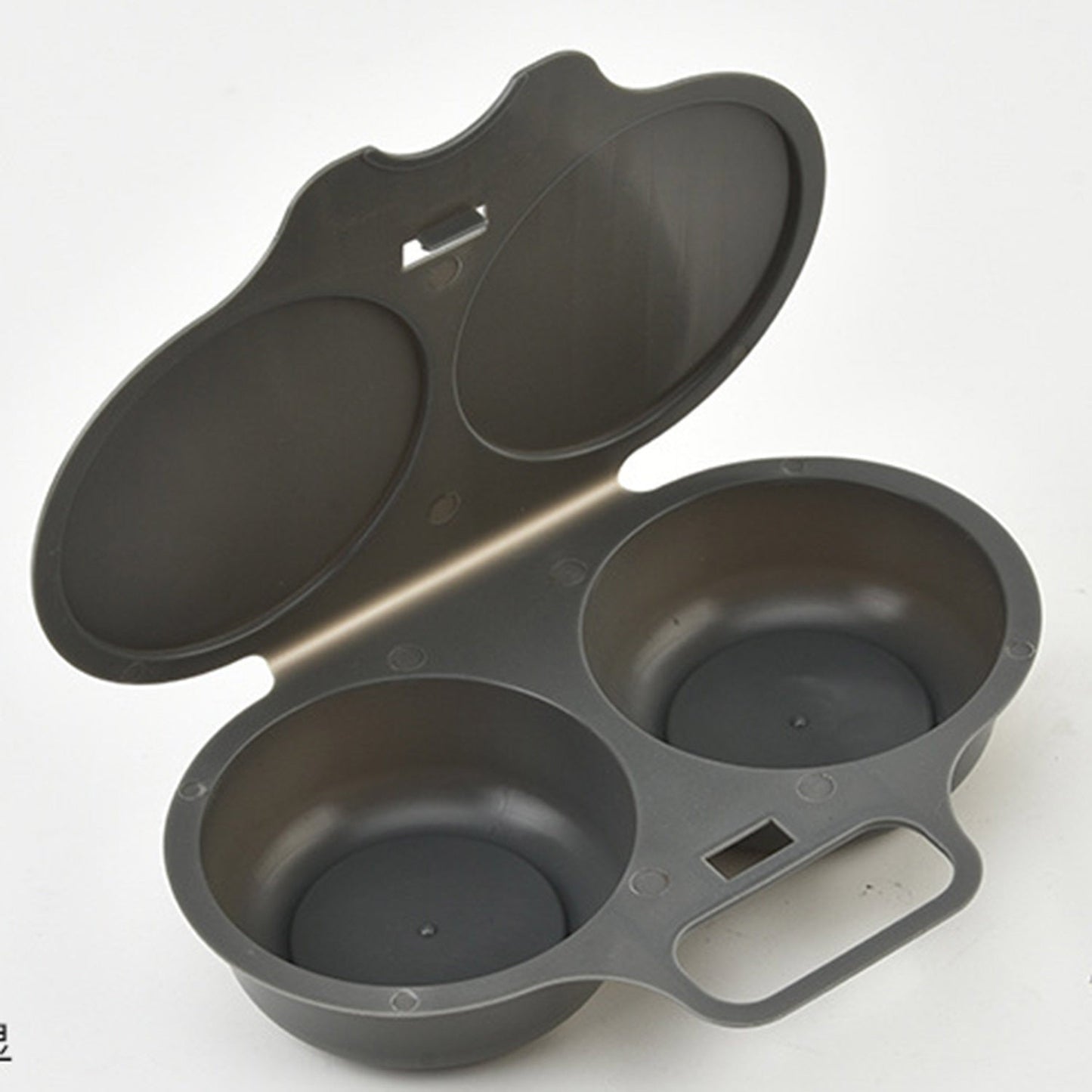 Microwave Egg Poacher——Dual‑cavity, non‑stick & easy clean. Healthier than frying – stock up & save! 🏠✅