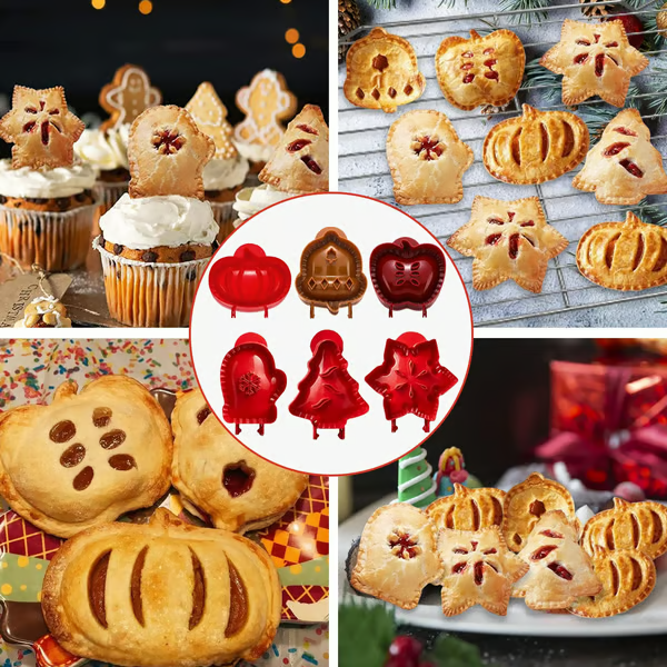 ⚡50K+ Sold 🔥 Selling Fast – Holiday Mini Pie Mold