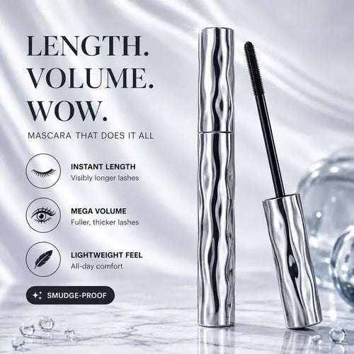 Volumizing Lengthening Smudge-Proof Mascara with Nourishing Formula👁️✨(Buy 1 Get 1 Free)