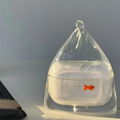 Gold Fish Airpods Case Protector Case Cute Gift Idea