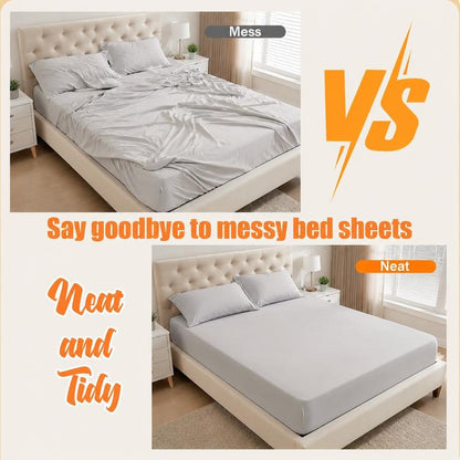 🛏️4-Pack Heavy Duty Sheet Clips Keep Bedding Perfectly In Place