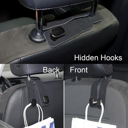 👜 Double Headrest Hooks For A Cleaner, More Organized Car
