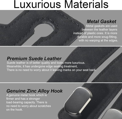 👜 Double Headrest Hooks For A Cleaner, More Organized Car