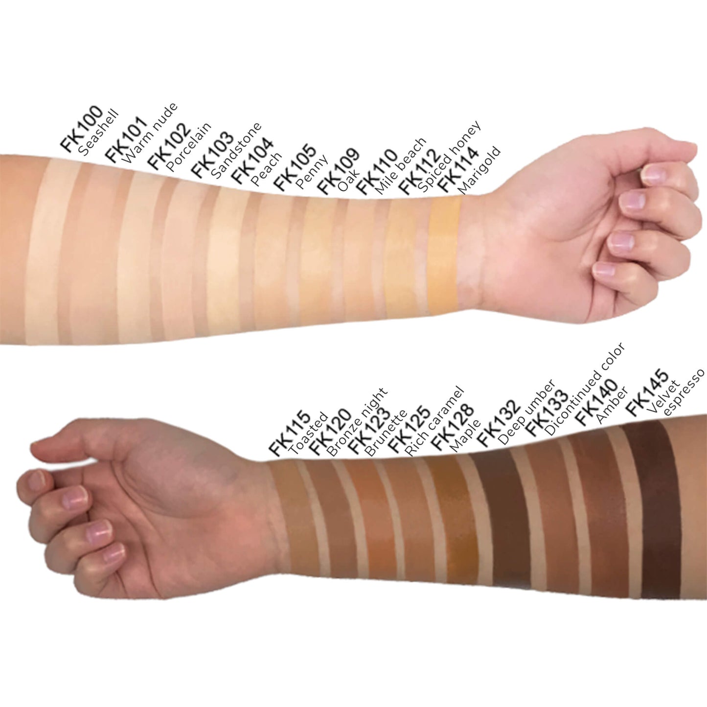 Vegan Moisturizing Foundation Esther 145 – Luminous Finish | FencyGrace