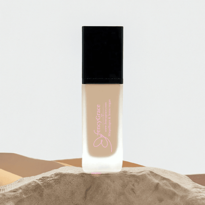 Fond de teint vegan hydratant pour peau mate et foncée – plusieurs Teintes | FencyGrace Canada