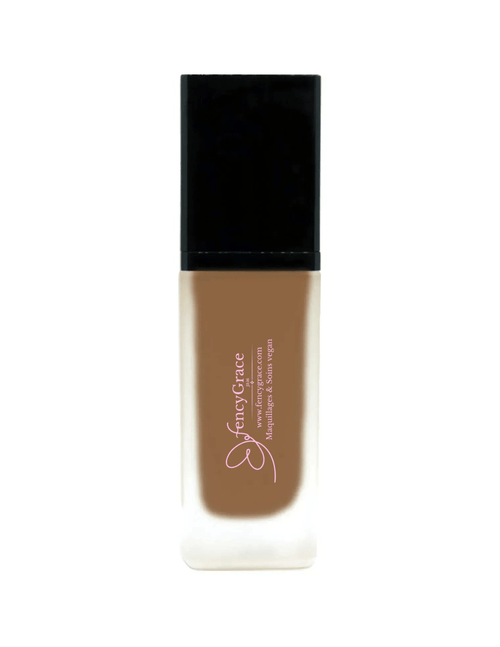 FencyGrace Vegan Moisturizing Foundation - Brown 123 - Natural Coverage - Luminous Finish - Long Wear