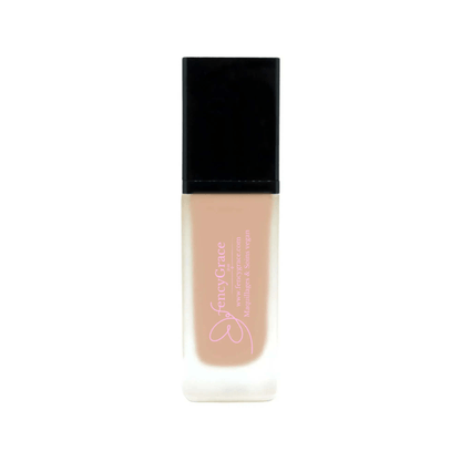 FencyGrace Vegan Moisturizing Foundation - Brown 123 - Natural Coverage - Luminous Finish - Long Wear