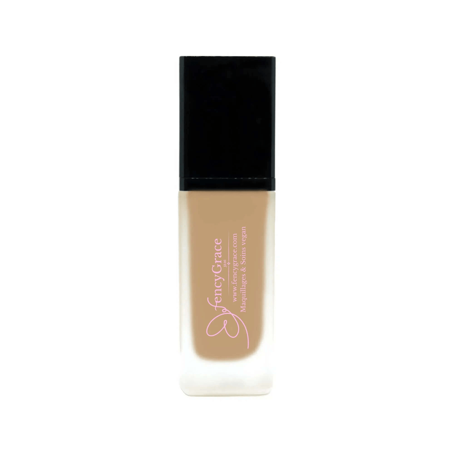 FencyGrace Vegan Moisturizing Foundation - Brown 123 - Natural Coverage - Luminous Finish - Long Wear