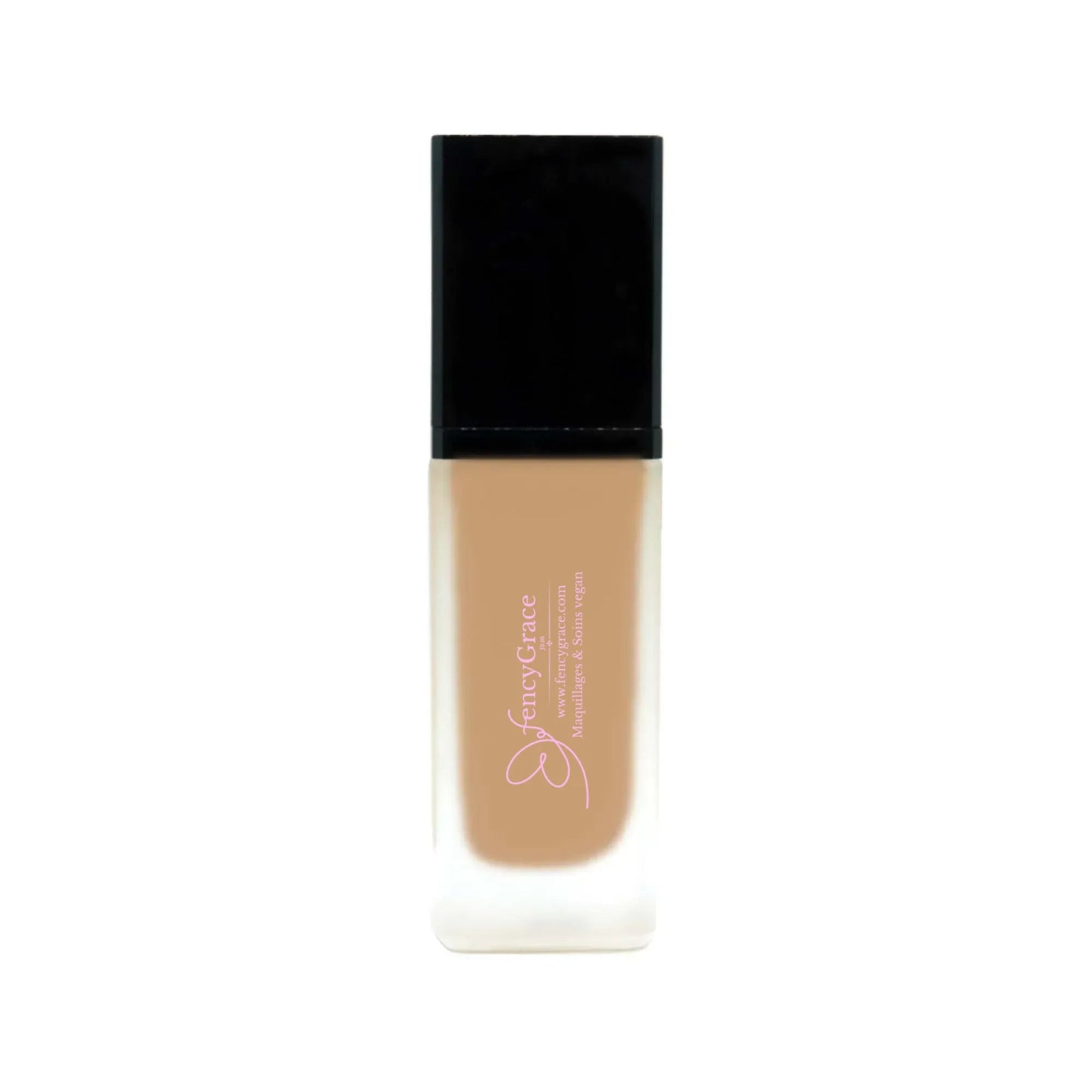 FencyGrace Vegan Moisturizing Foundation - Brown 123 - Natural Coverage - Luminous Finish - Long Wear