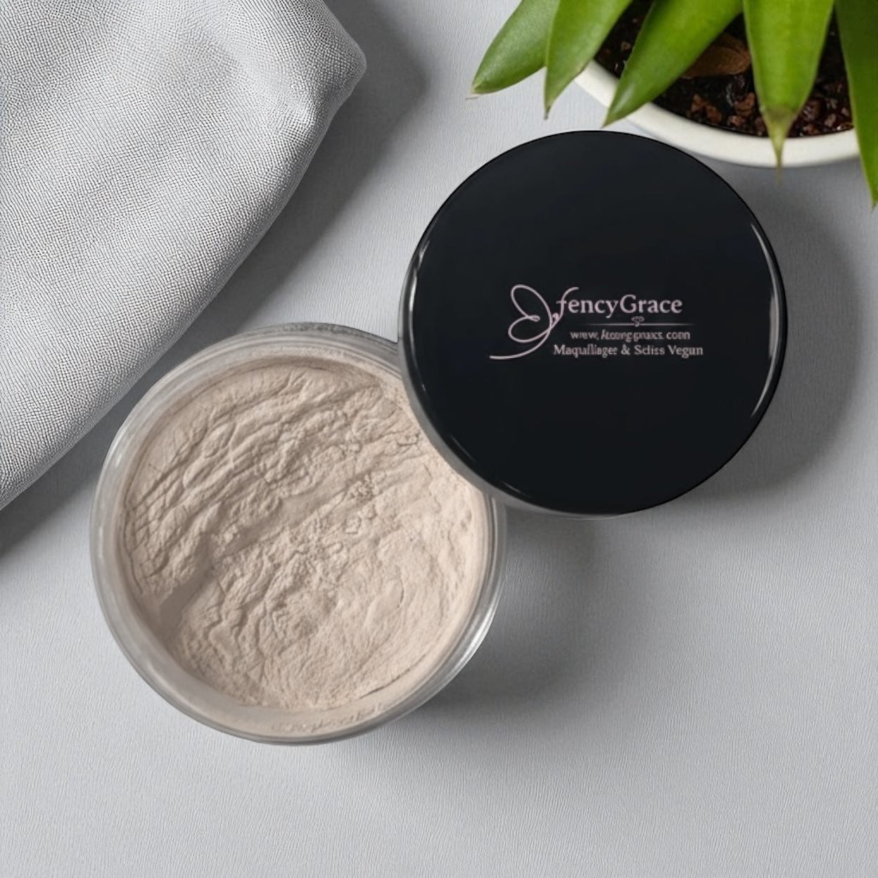 FencyGrace Vegan Finishing Powder – Mattifying, Smoothing &amp; Long-Lasting